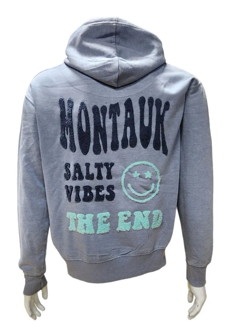 Adult Unisex Montauk The End Salty Vibes Pullover Hoodie