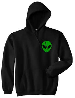 Alien Head Green Pullover Hoodie