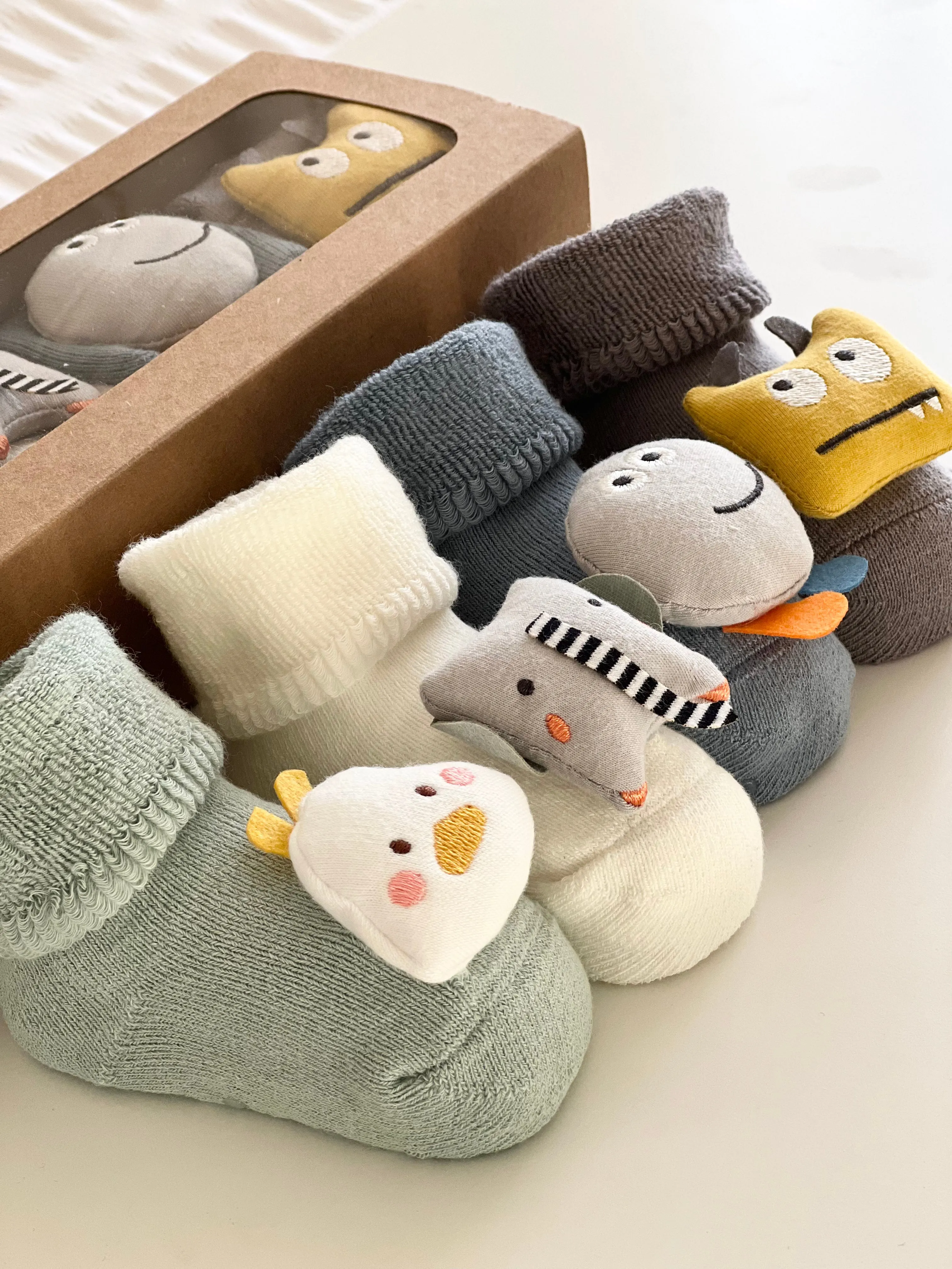 Baby Gift Box - The Fun Sock Collection