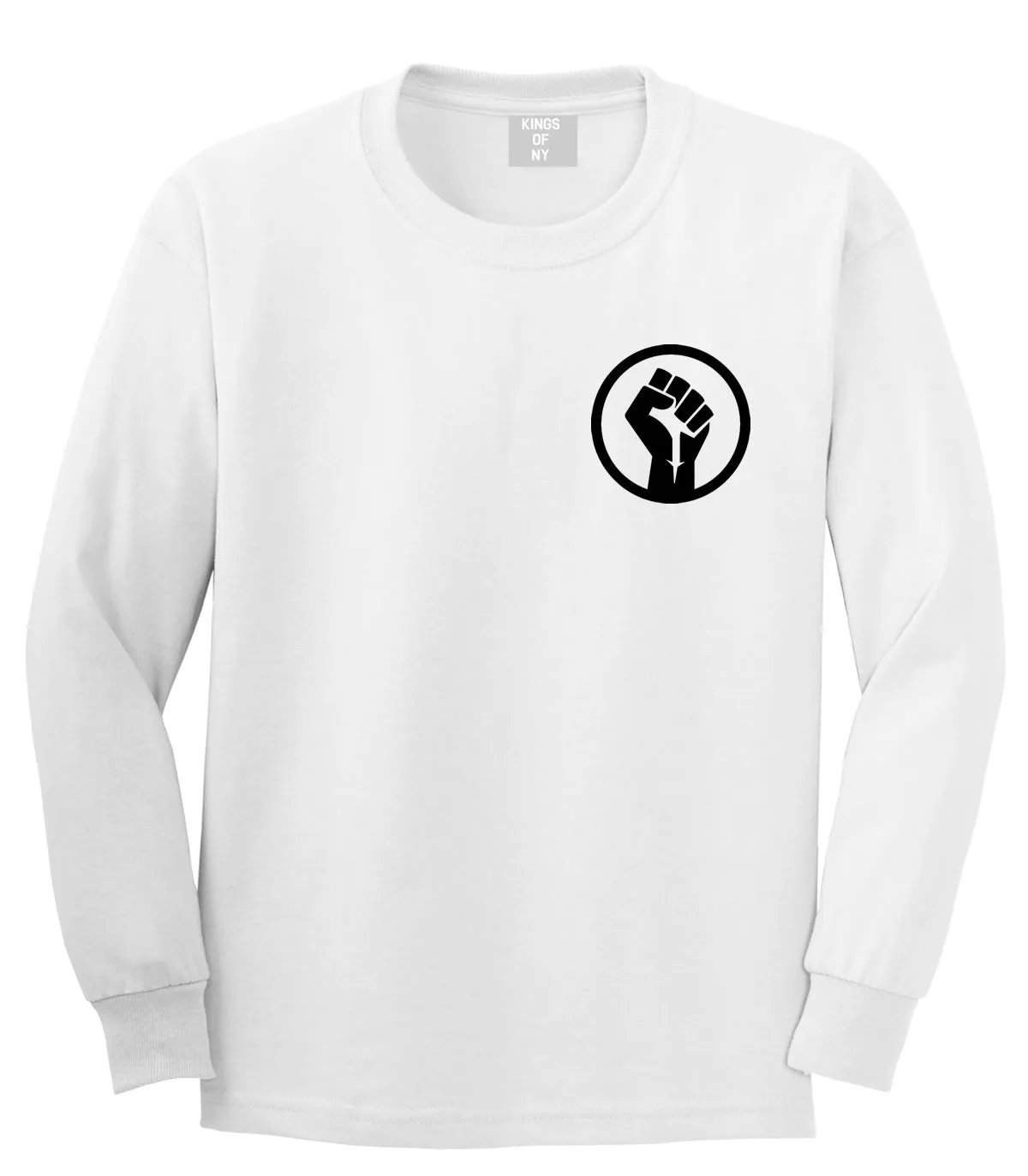 Black Power Fist Long Sleeve T-Shirt