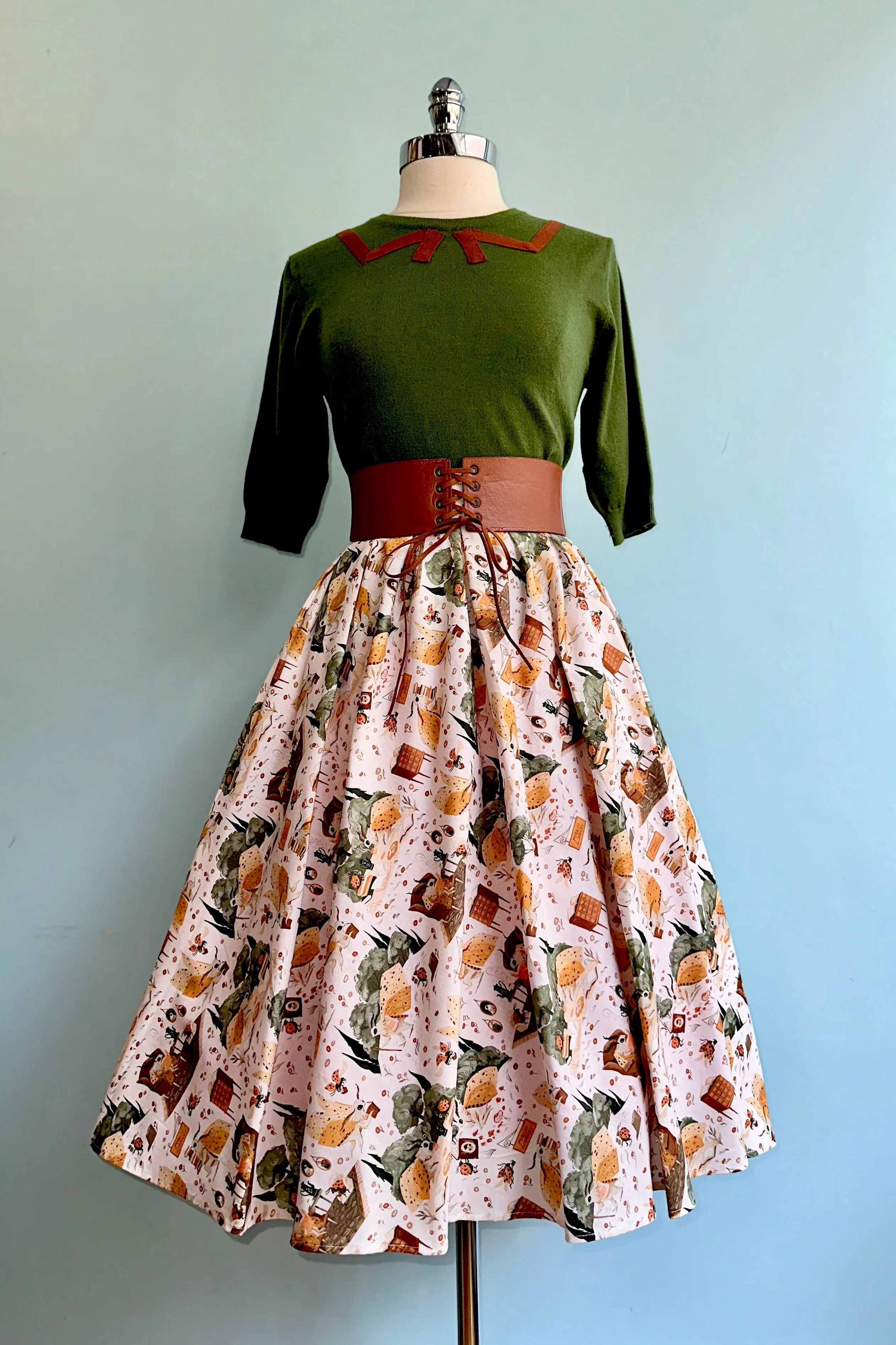 Bookish Moth Doris Skirt by Retrolicious