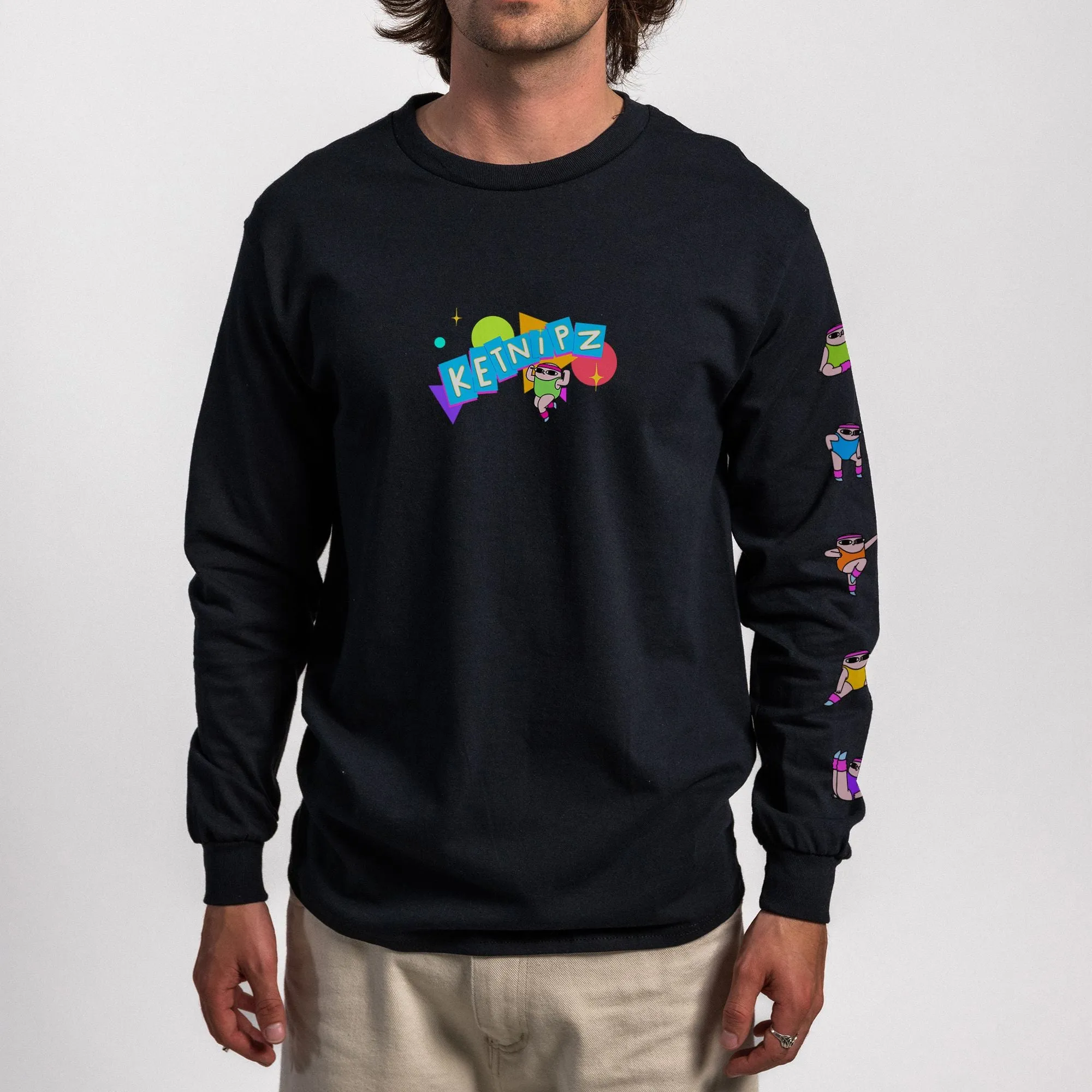 Buns of Steel Black Long Sleeve