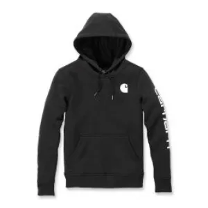 Carhartt&#x20;102791&#x20;Clarksburg&#x20;l&#x2F;s&#x20;Hooded&#x20;Sweatshirt&#x20;-&#x20;Black