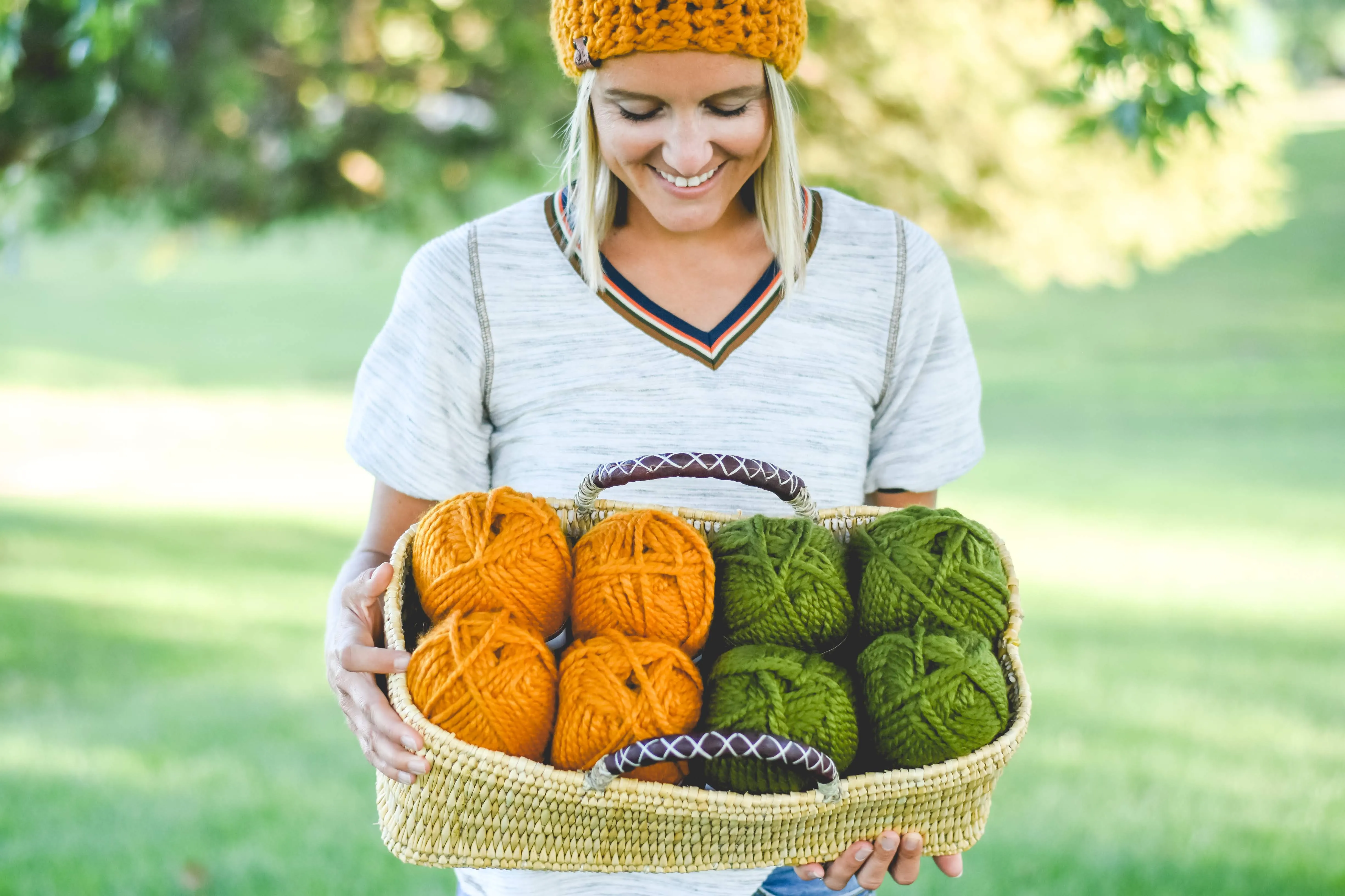 Crochet Puff Stitch Slouch Hat | Butterscotch