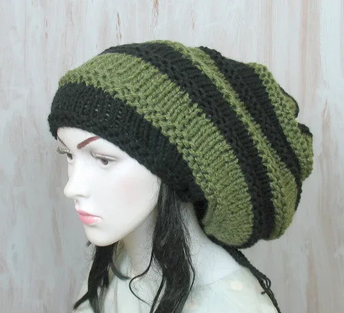 Dreads Long Tube Hat Knitted Unisex Dread Beanie