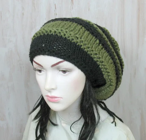 Dreads Long Tube Hat Knitted Unisex Dread Beanie