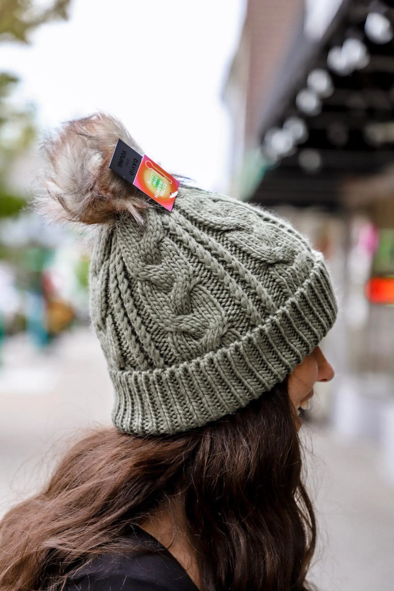 Fleece-Lined Knit Beanie