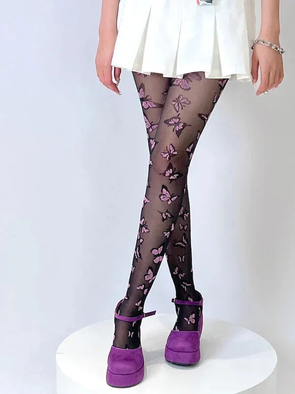 Fluttering Fairy Nylon Tights