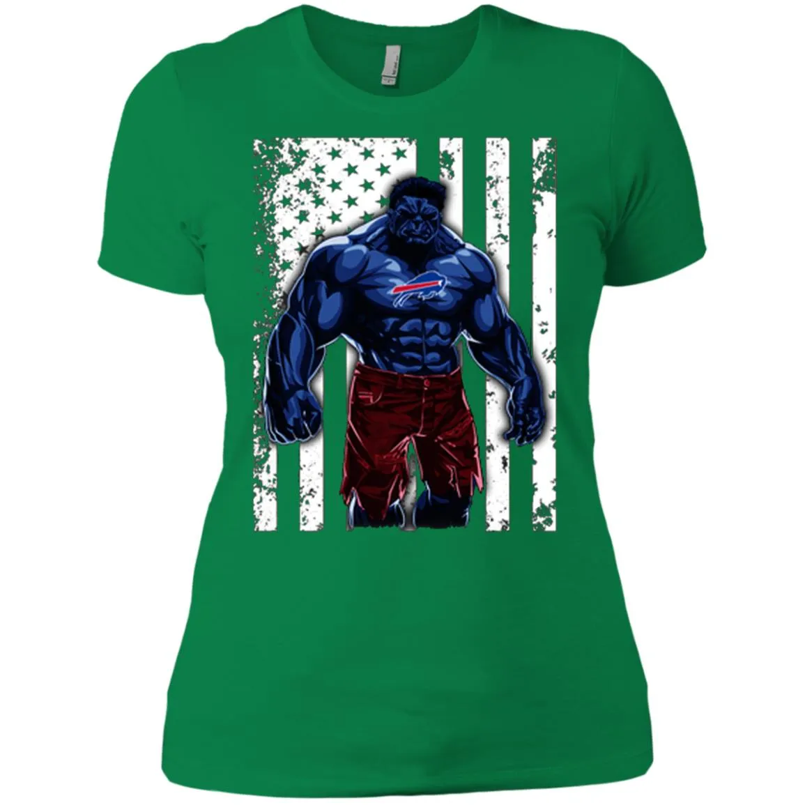 Giants Hulk Buffalo Bills Nfl T-shirt Women Cotton T-Shirt