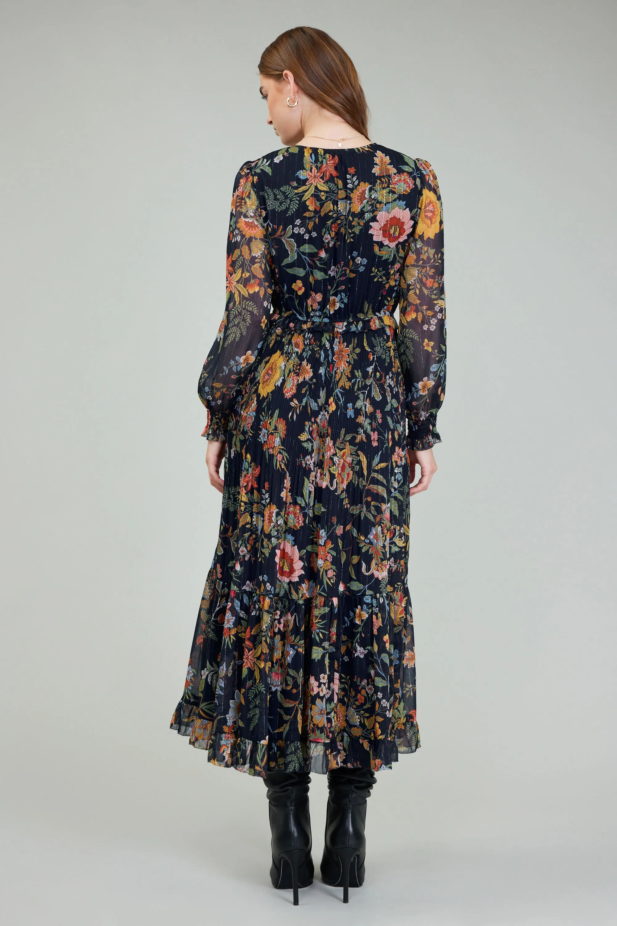 Glimmer Botanical Maxi Dress