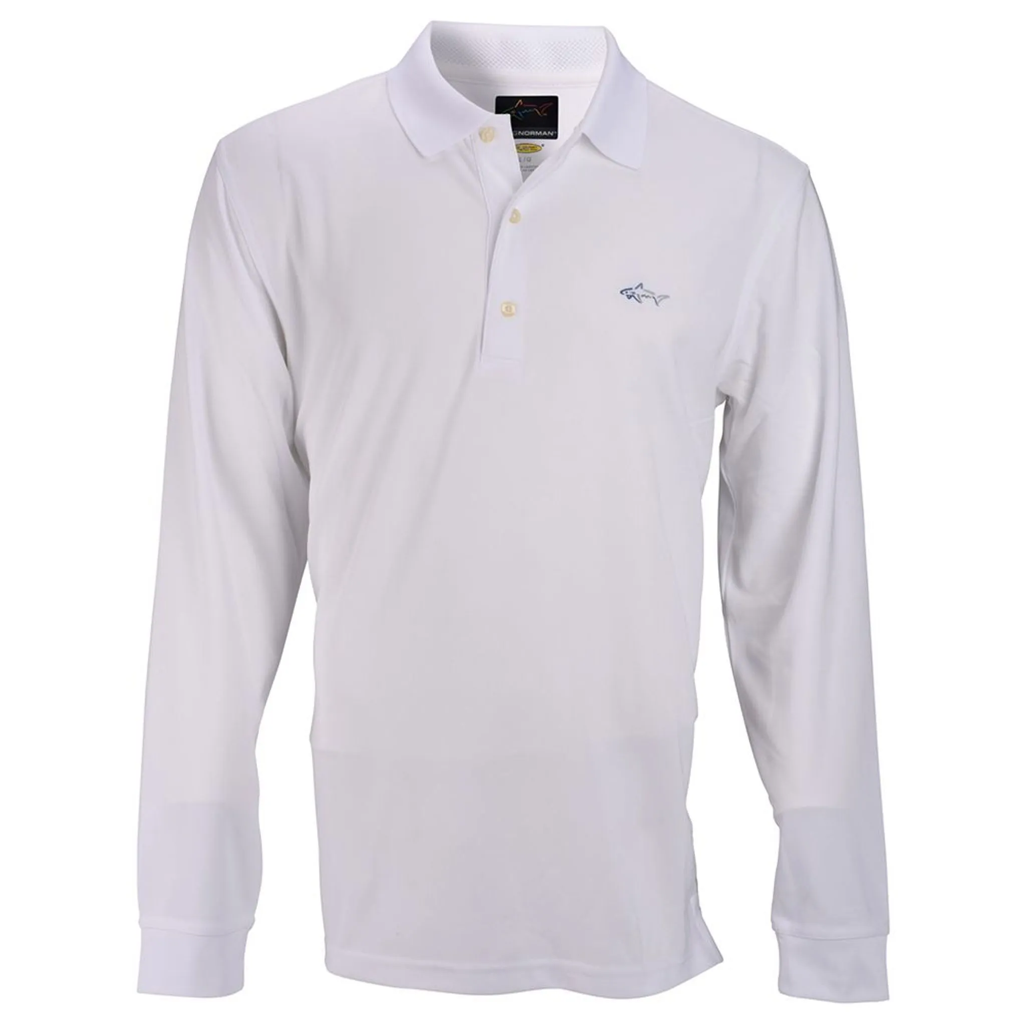 Greg Norman Pique Langarm-Poloshirt Herren