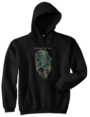 Grim Reaper Tattoo Skull Pullover Hoodie