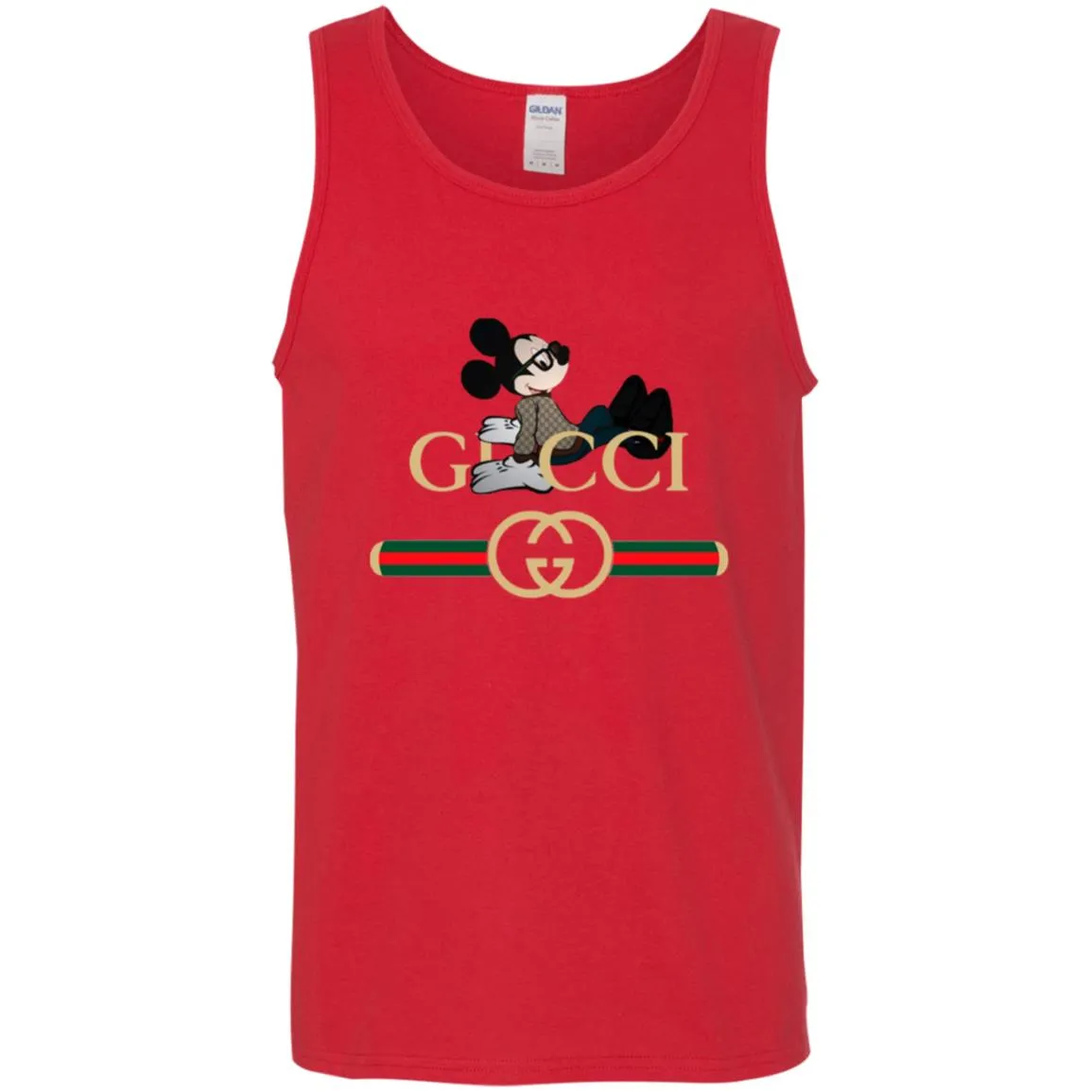 Gucci Mickey T-shirt Men Cotton Tank