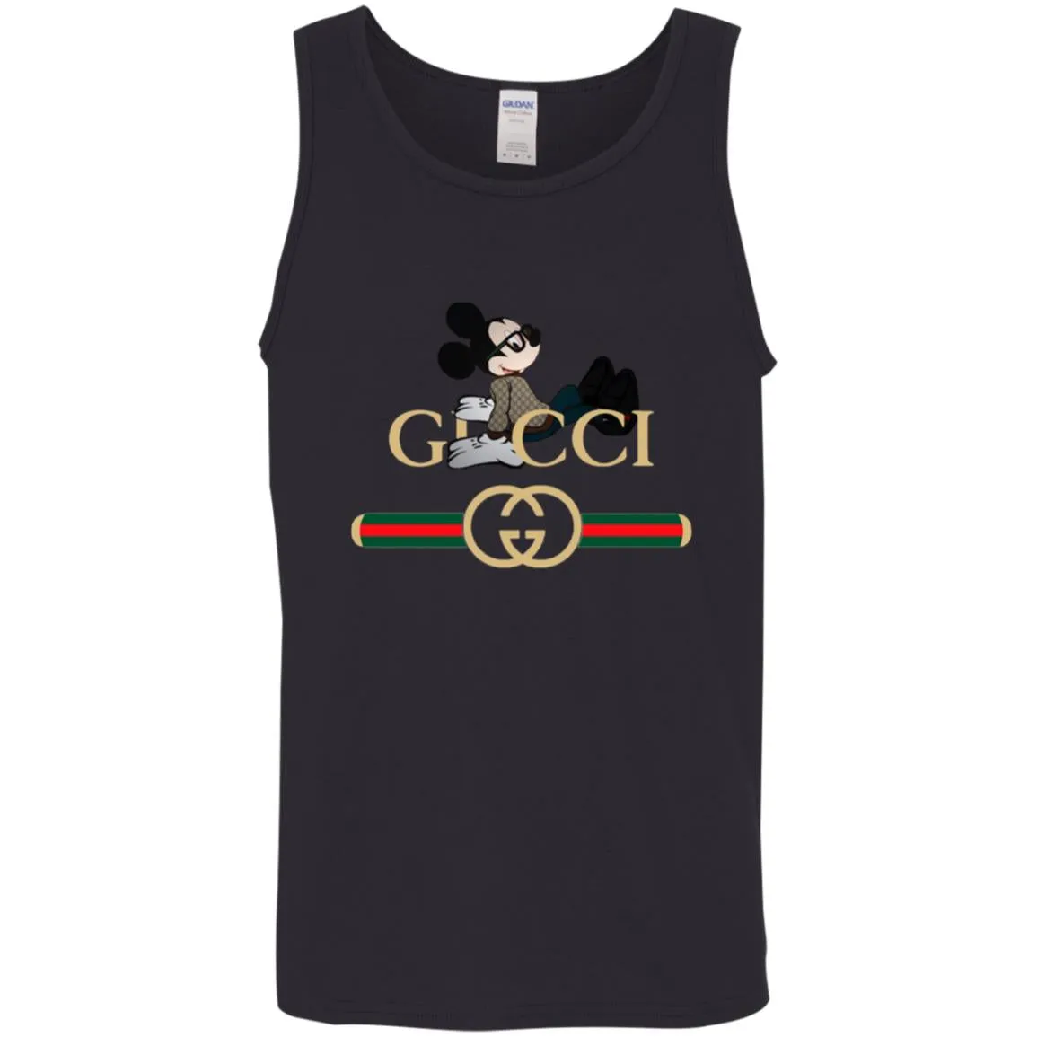 Gucci Mickey T-shirt Men Cotton Tank