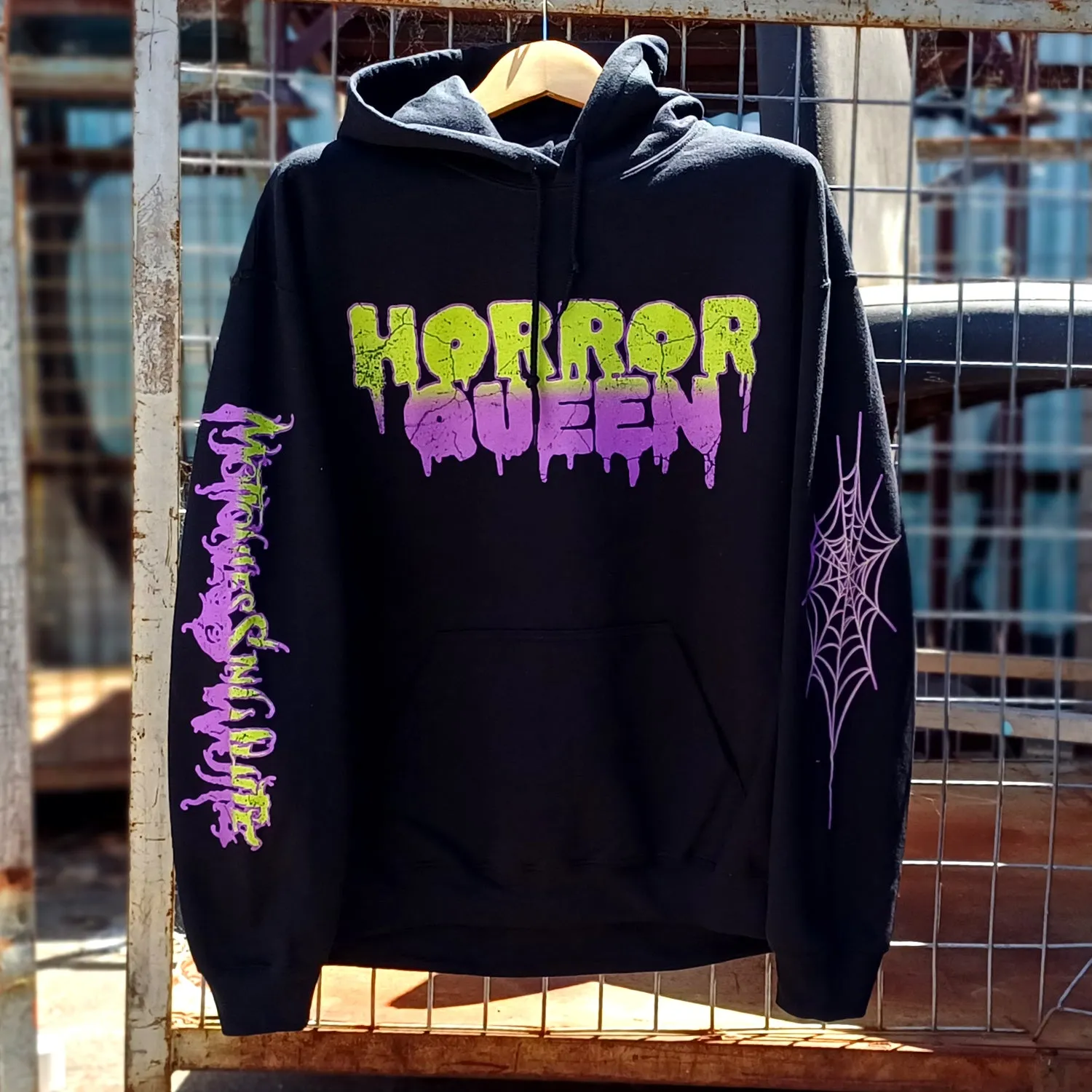 Horror Queen Pullover Hoodie (Black)