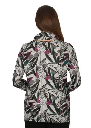 Jillian Stretch Print Top