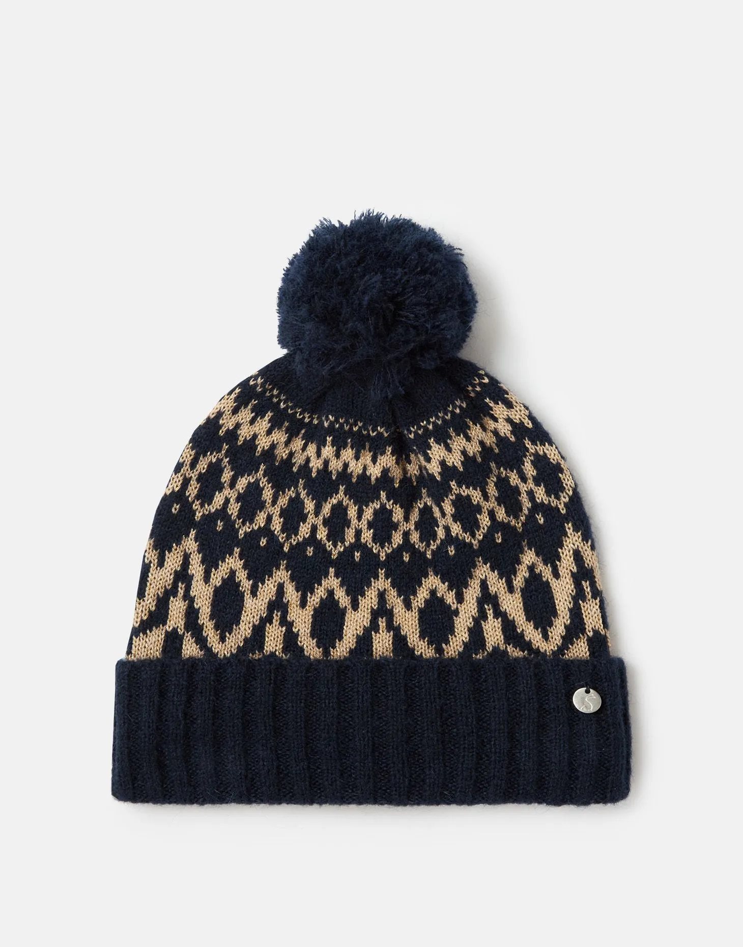 Joules | Shetland Fair Isle Hat | Women's | French Navy