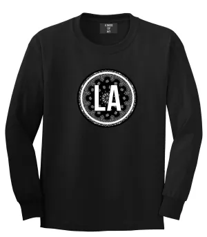 LA Bandana Print Los Angeles Long Sleeve T-Shirt