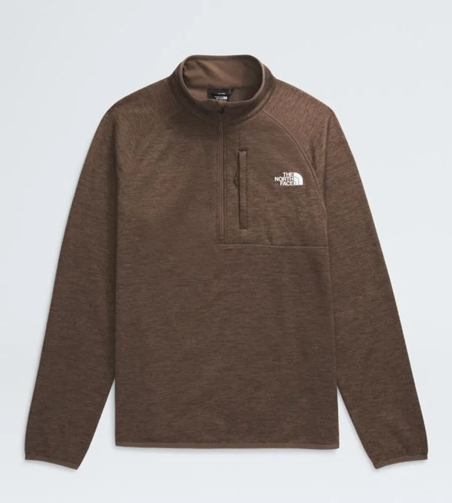 Men's Canyonlands 1/2 Zip Smokey Brown Heather by The North Face