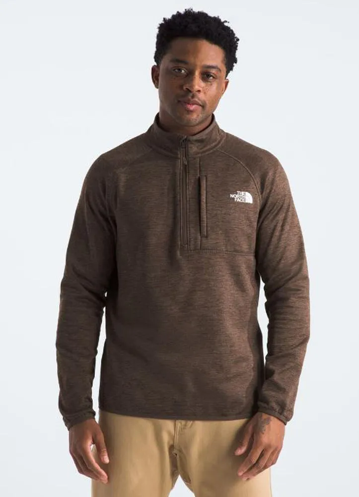 Men's Canyonlands 1/2 Zip Smokey Brown Heather by The North Face