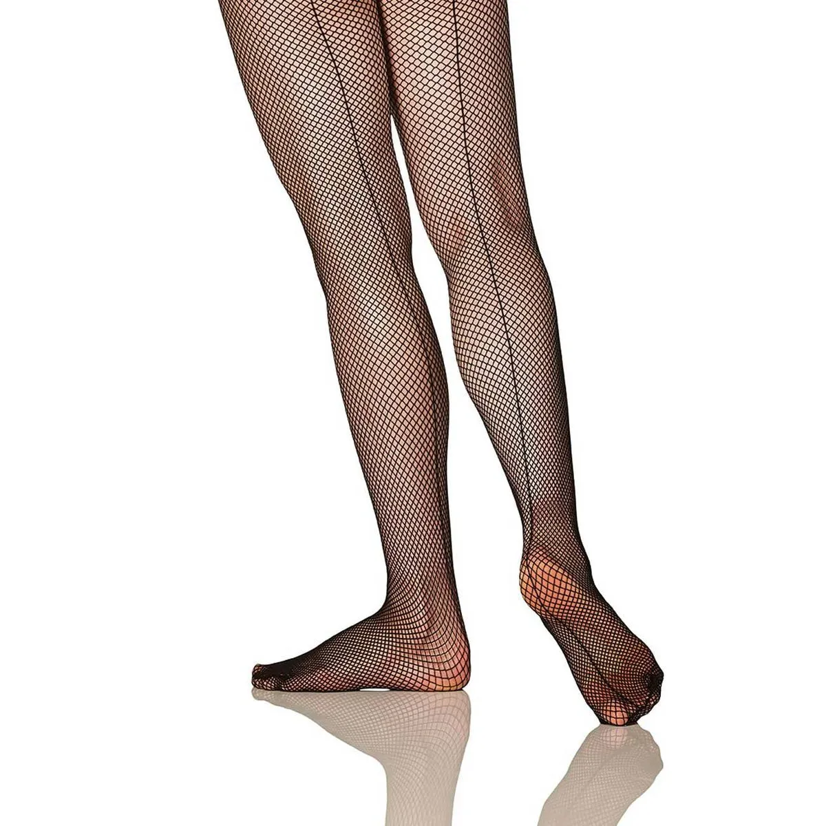 MONDOR 326 PROFESSIONAL FISHNET AND BACK SEAM DANCE TIGHT