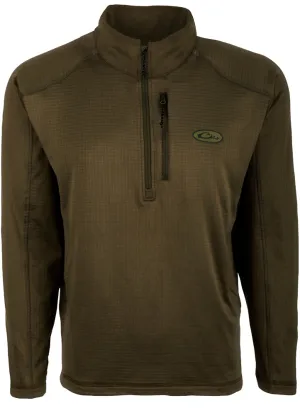 MST Breathelite Quarter Zip Pullover in Green by Drake