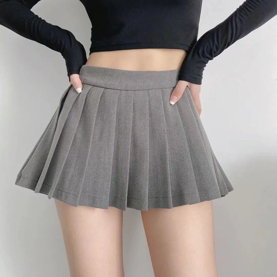 Pleated Mini Skirt