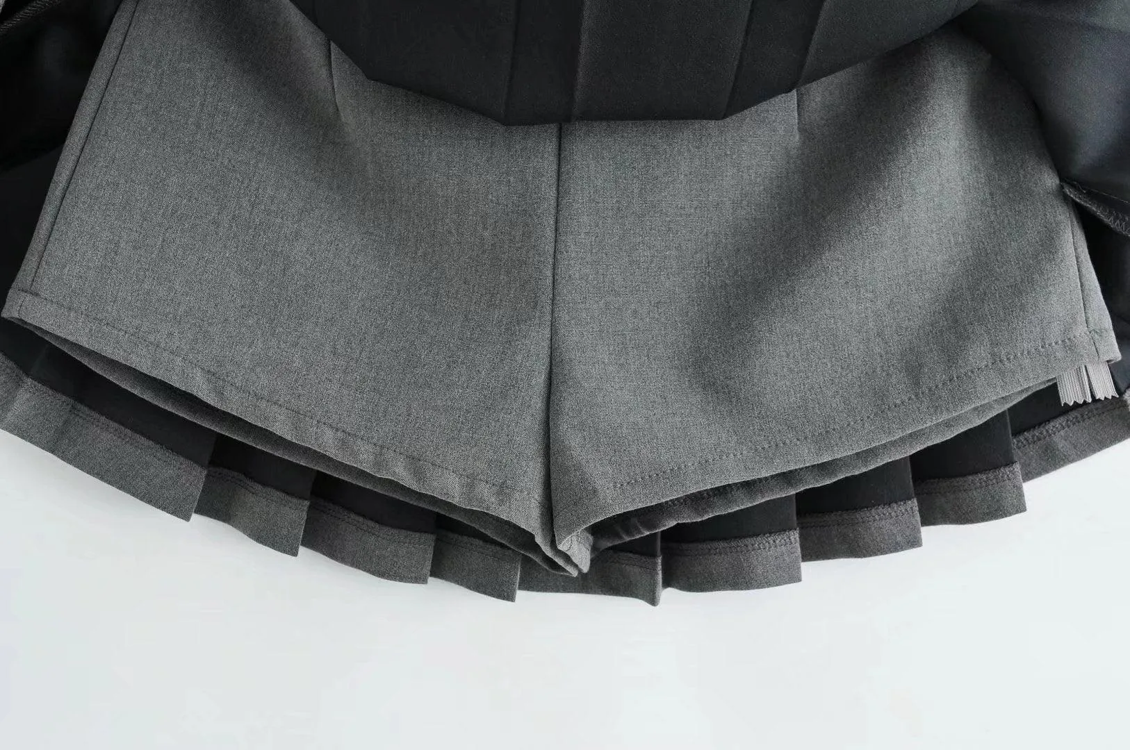 Pleated Mini Skirt