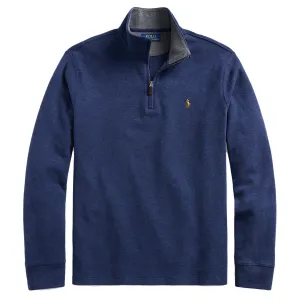 Polo Ralph Lauren Estate-Rib Quarter-Zip Pullover - Navy