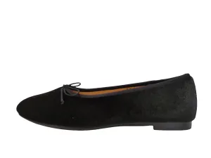 Ralph Migel  Black  Velvet Ballet Flat Windy