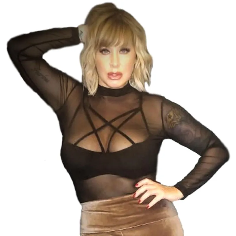 See-Through Mesh Top