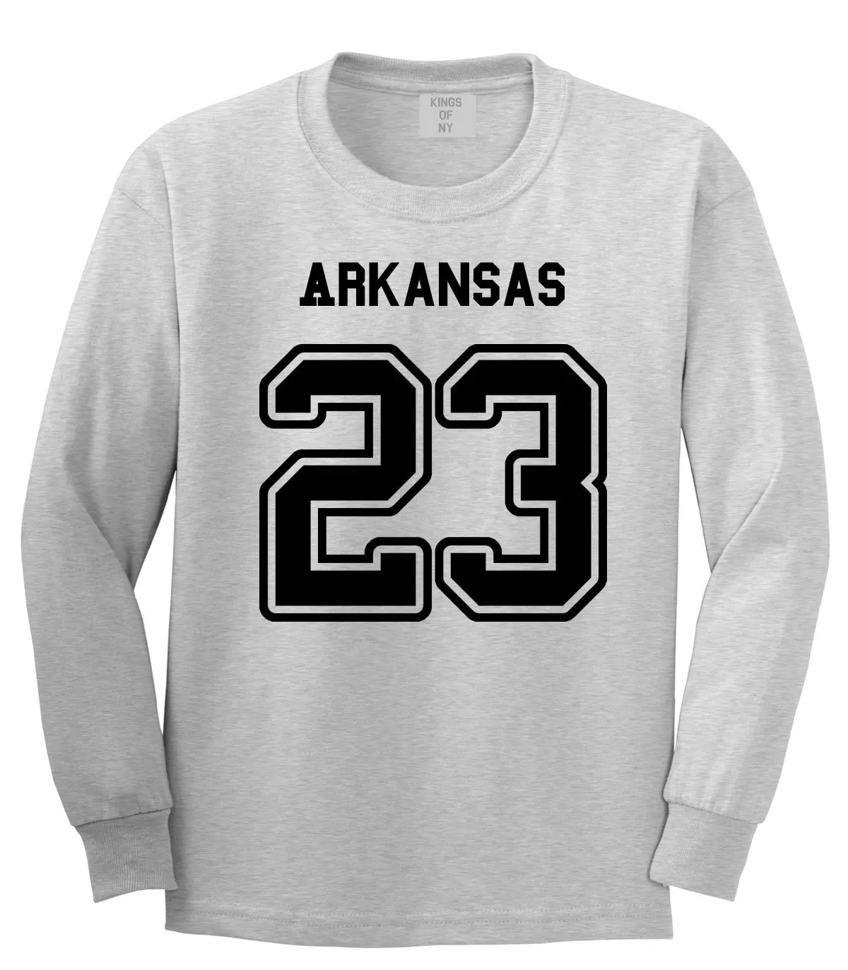 Sport Style Arkansas 23 Team State Jersey Long Sleeve T-Shirt