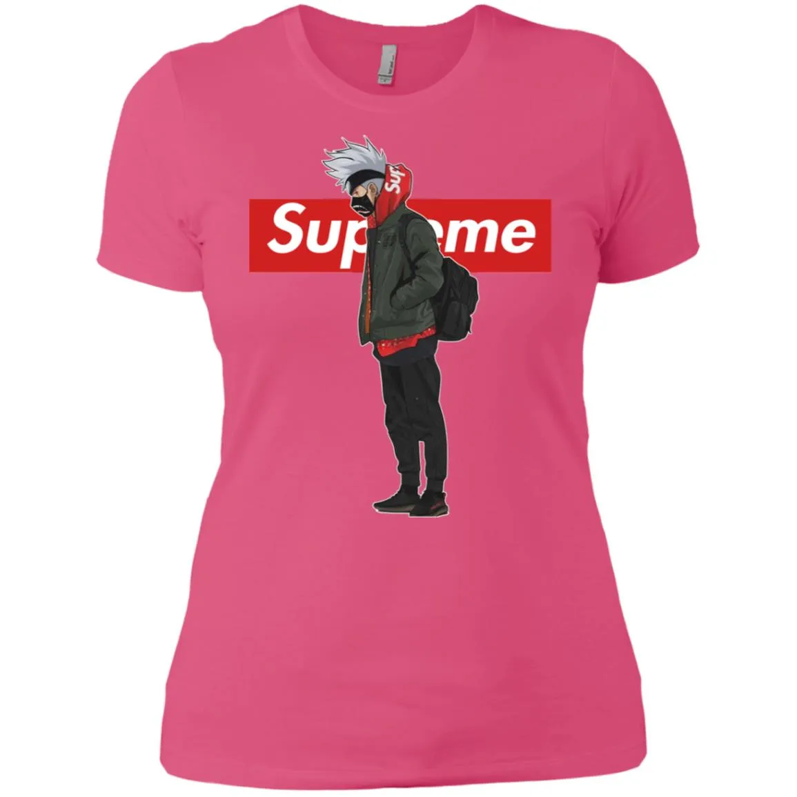 Supreme Naruto Funny Style T-shirt Women Cotton T-Shirt