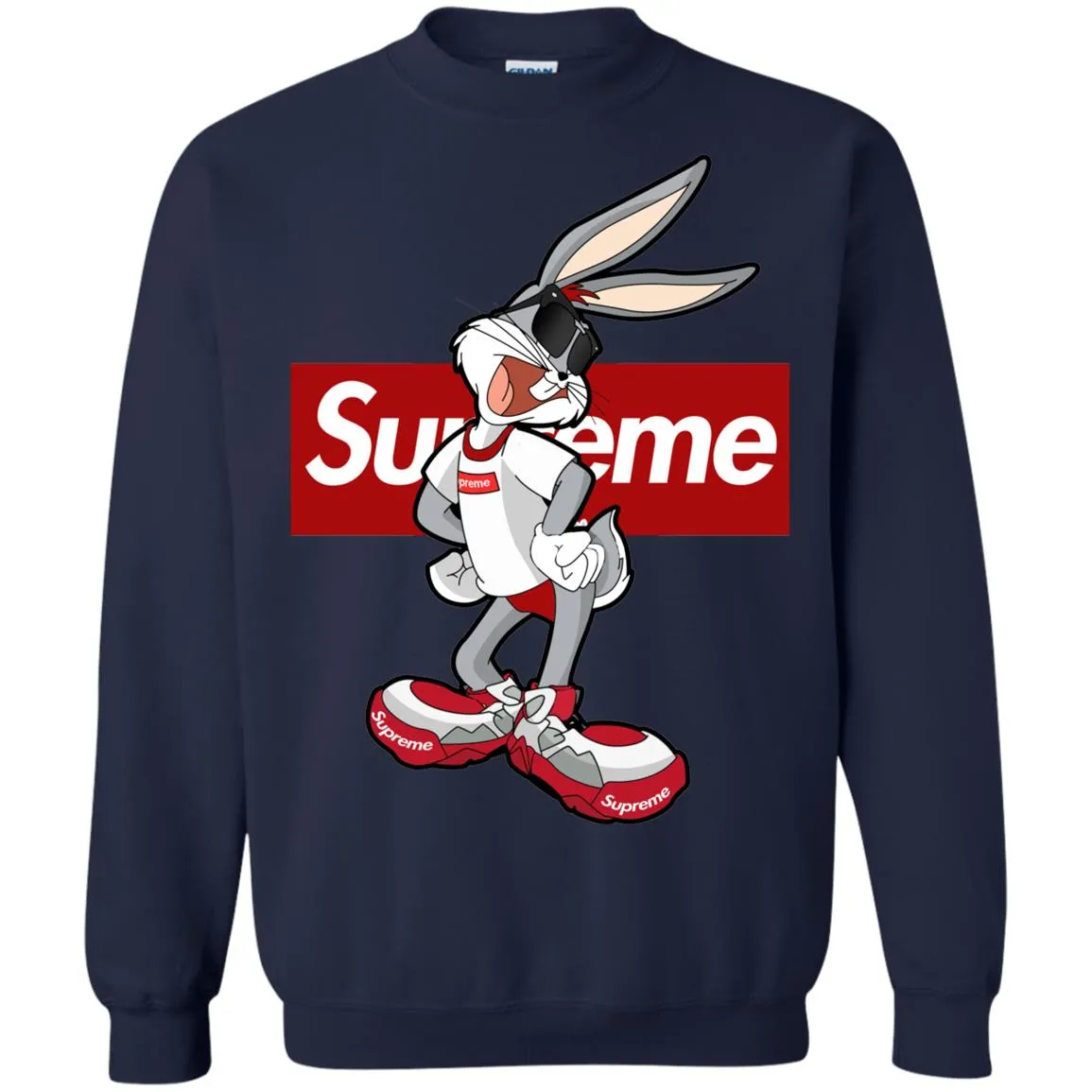 Supreme Rabbit T Shirt Crewneck Pullover Sweatshirt