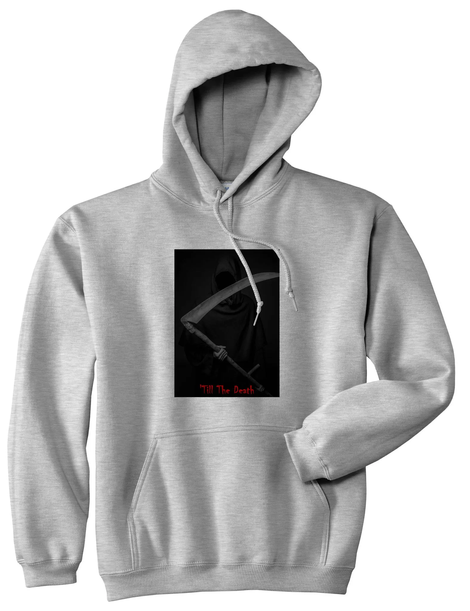 Till The Death Grim Reaper Pullover Hoodie Hoody