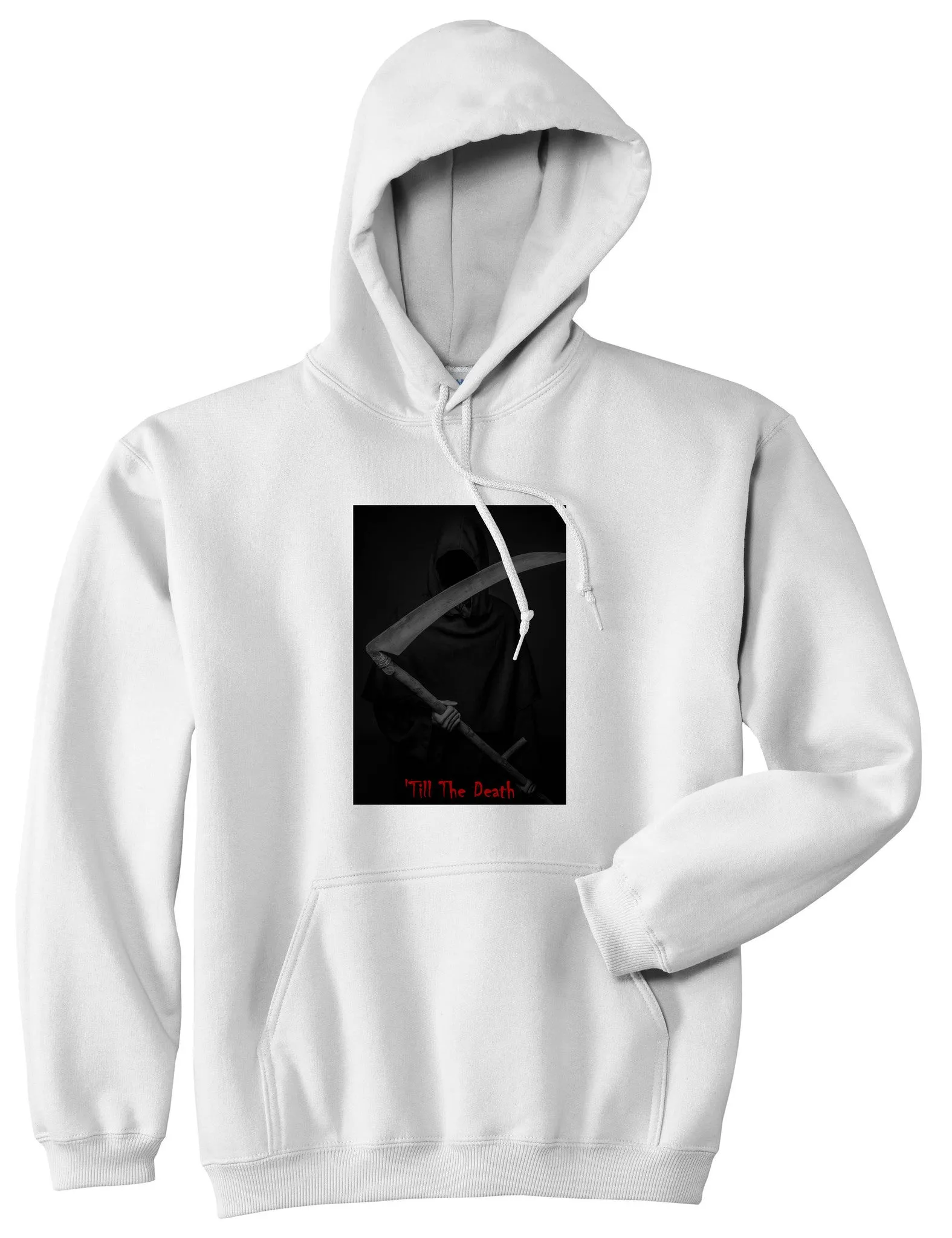 Till The Death Grim Reaper Pullover Hoodie Hoody