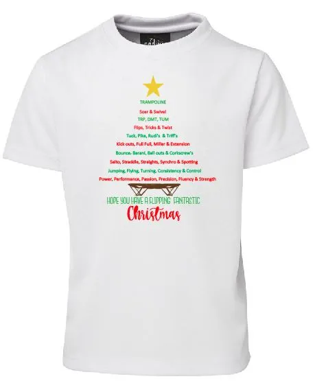 Trampoline Christmas Tee