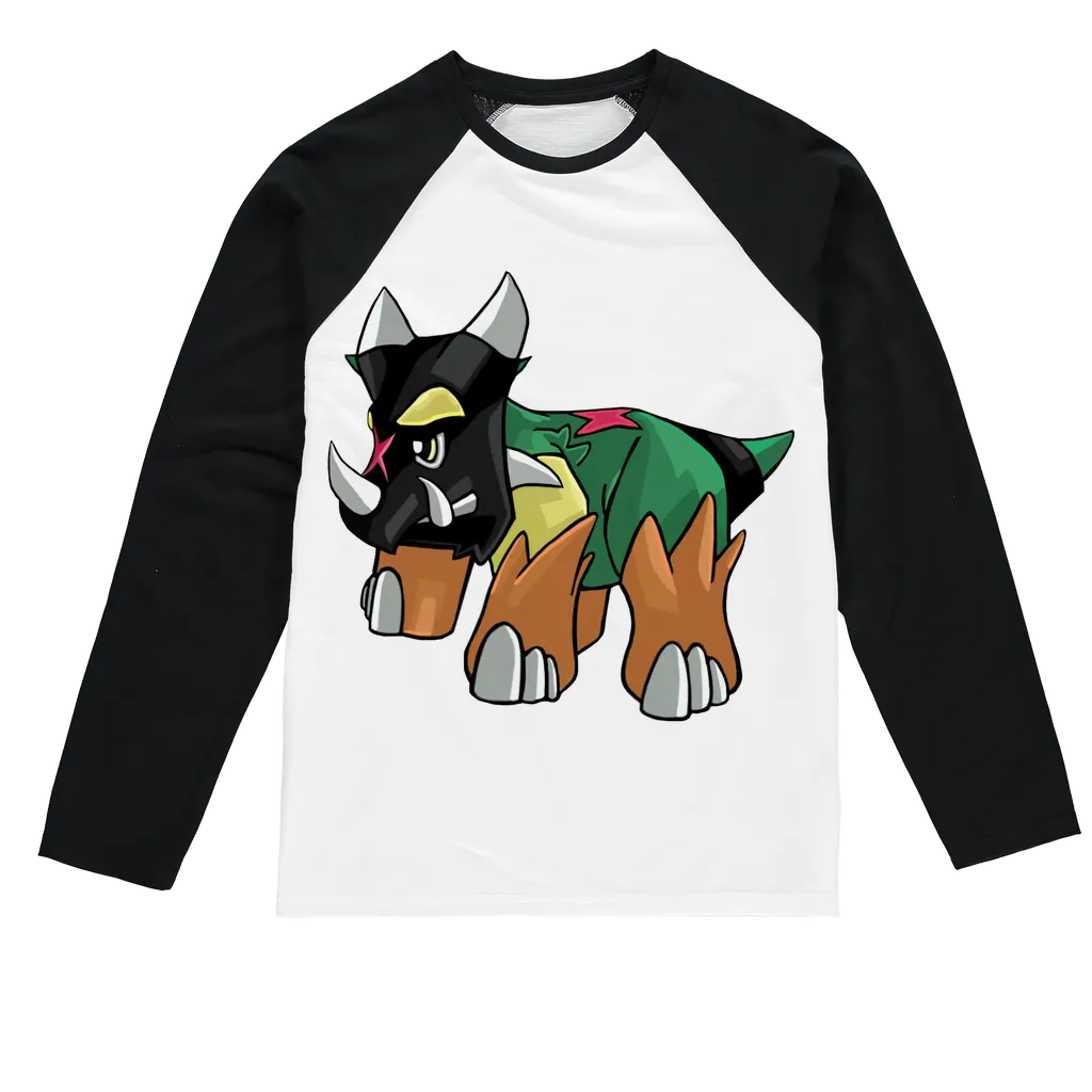 Turroxosaurus Sublimation Baseball Long Sleeve T-Shirt