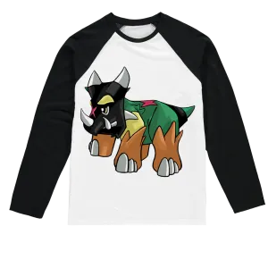 Turroxosaurus Sublimation Baseball Long Sleeve T-Shirt