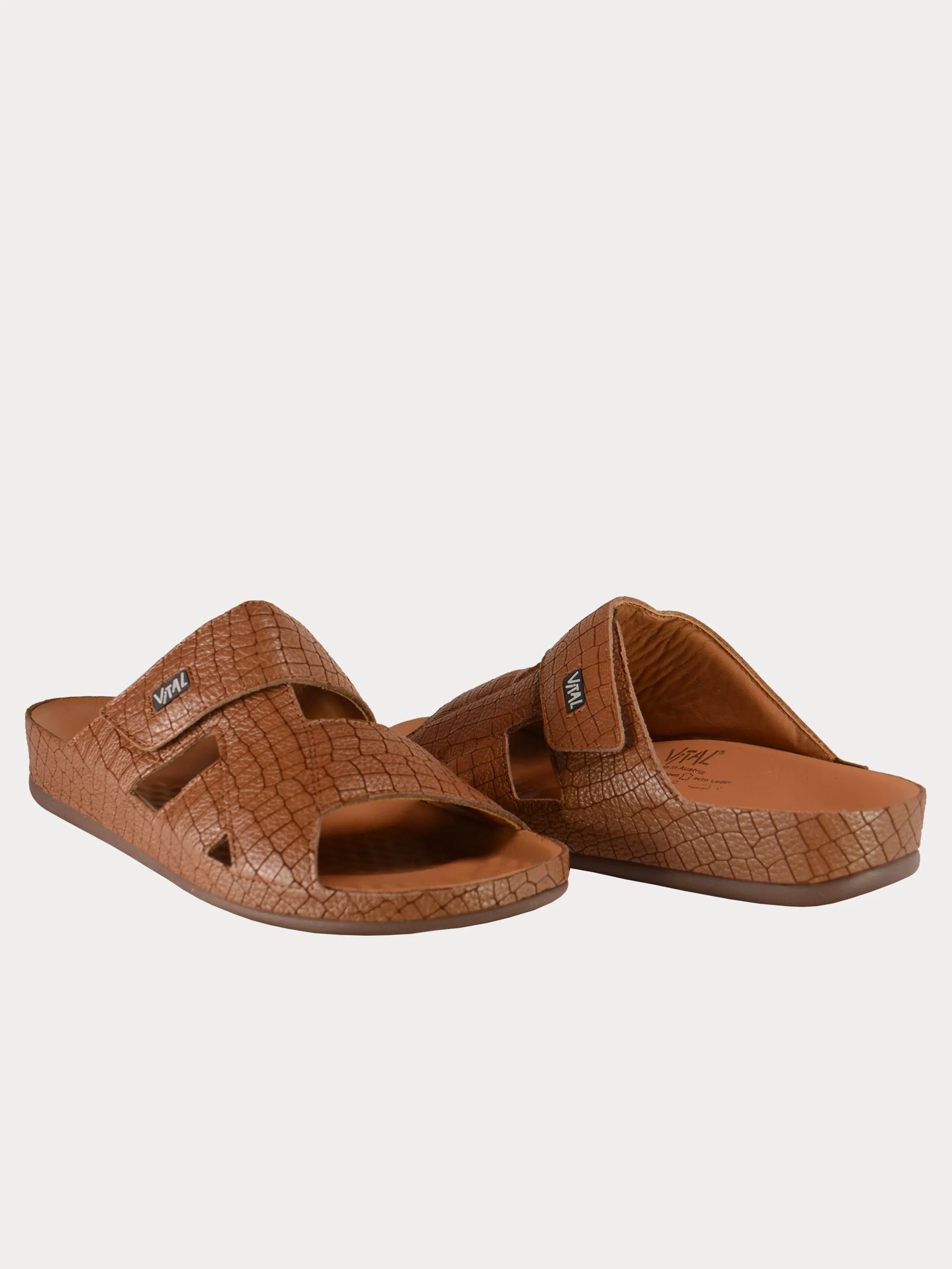 Vital Checked Pattern Sandals