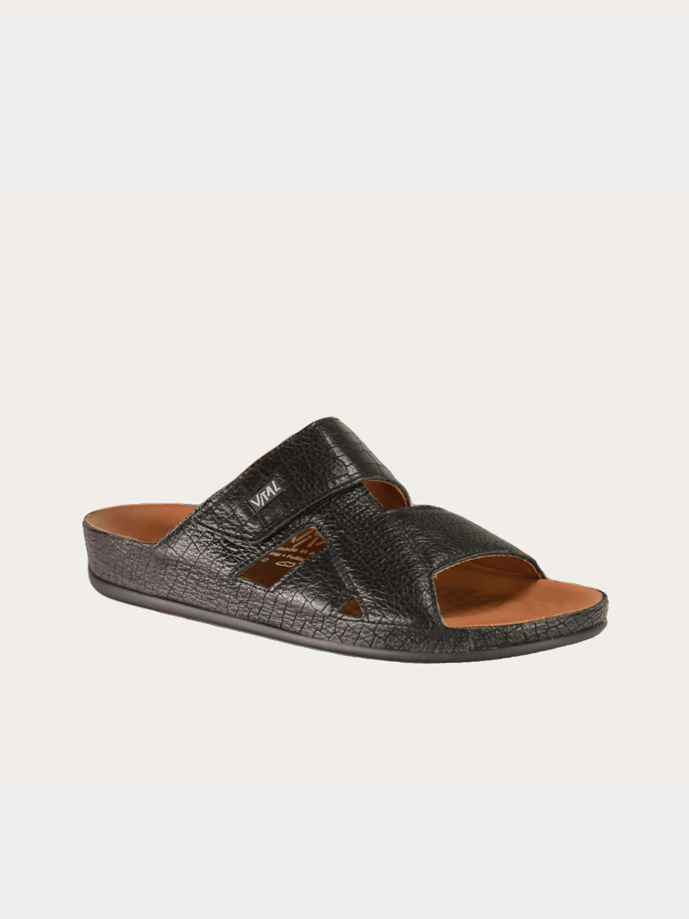 Vital Checked Pattern Sandals