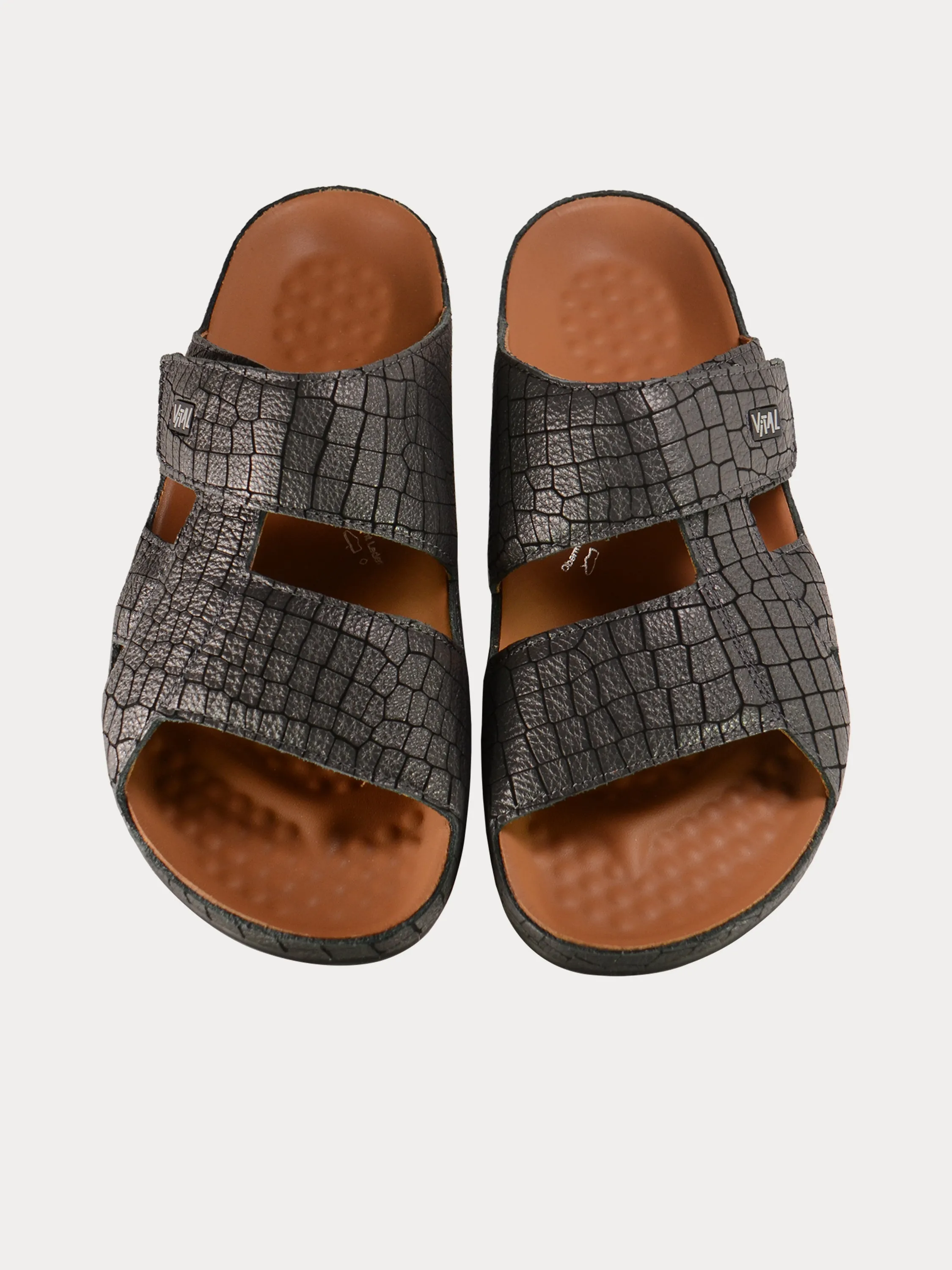 Vital Checked Pattern Sandals