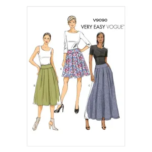 Vogue Pattern V9090 Misses' Skirt