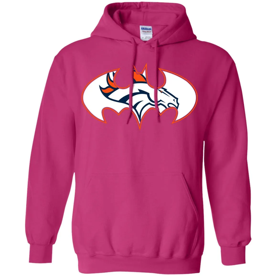 We Are The Denver Broncos Batman Nfl Mashup Pullover Hoodie Sweatshirt